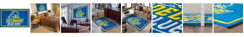 Luxury Sports Rugs Delaware Colde Blue 1'8" x 2'6" Area Rug